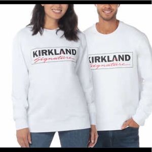 NWT Kirkland Signature White Sweatshirt